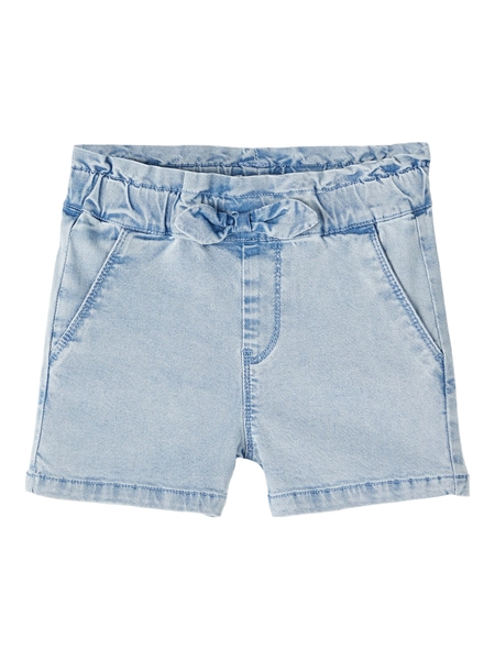 NAME IT Bløde Denim Shorts Bella Light Blue